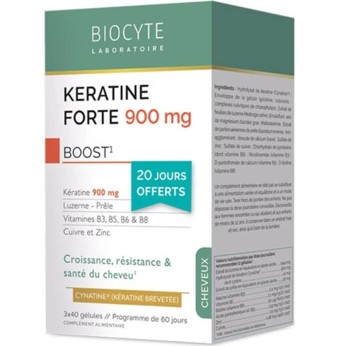 Biocyte - Keratine Forte Extra Plus 3x40 Caps