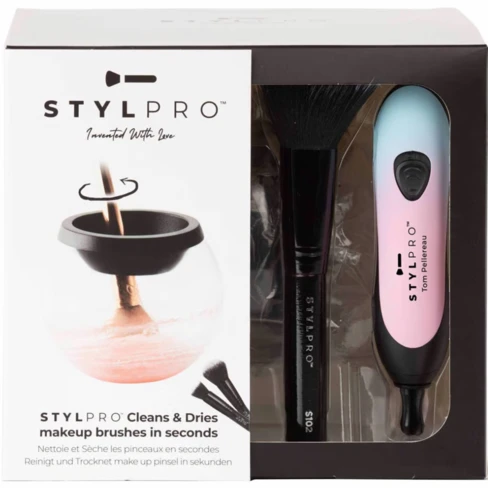 StylPro Set de regalo Limpiador y secador de brochas de maquillaje