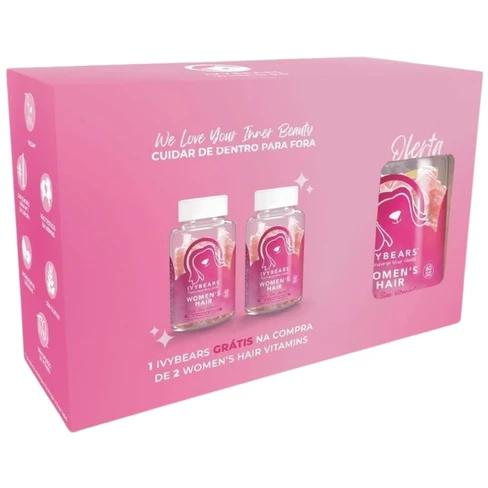 IvyBears - Women's Hair Vitamins 3x60 Gummies