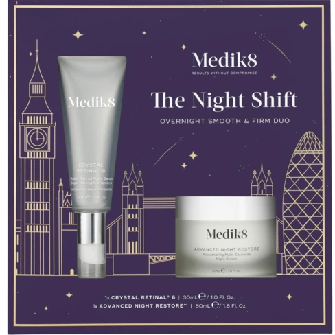 Medik8 - Vitamin A Crystal Retinal 6 Serum 30mL + Advanced Night Restore 50mL
