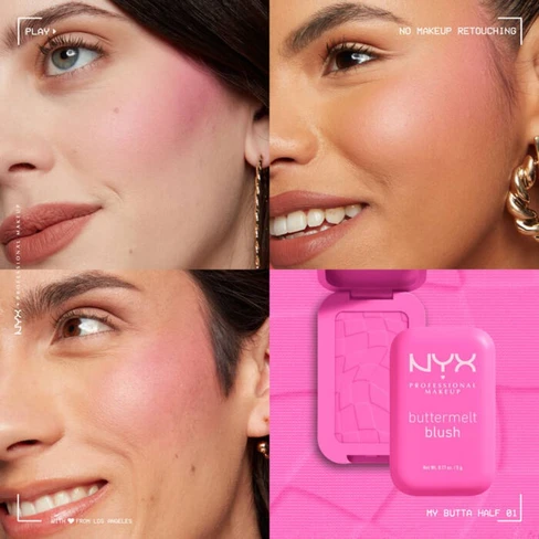 NYX Professional Makeup Buttermelt Powder Blush Up to 12H