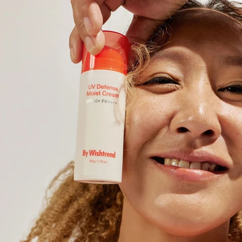 By Wishtrend UV Defense Moist Cream SPF50+ Hydrating Texture