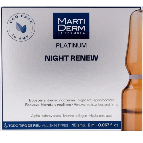 Martiderm - Platinum Night Renew Ampoules