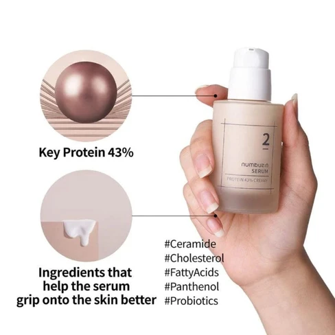 No.2 Protein 43% Creamy Serum to Restore Skin's Elasticity