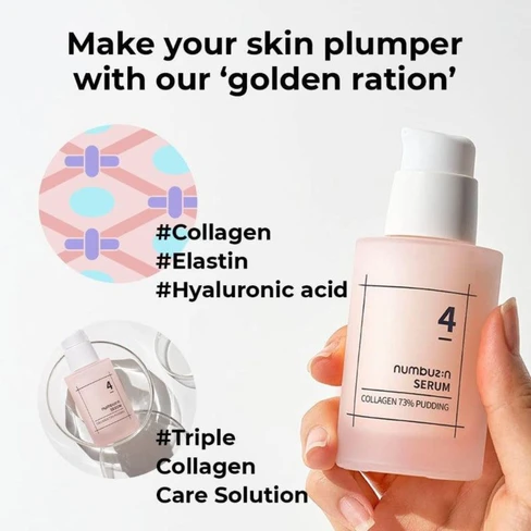 Numbuzin No.4 Collagen 73% Pudding Serum Firming - SweetCare