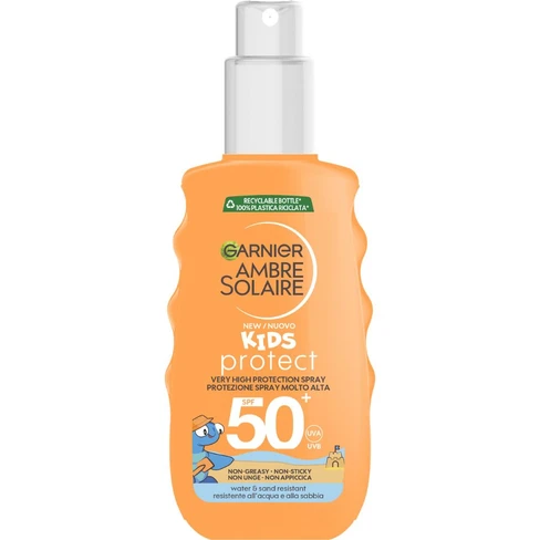 Crème Solaire Garnier Ambre Solaire RESISTO Enfant IP50+ - 200ml - Neuf - Protection Haute UVA/UVB