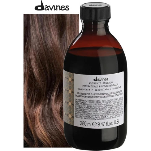 alchemic shampoo tobacco Davines Alchemic Chocolate Shampoo for Dark Hair