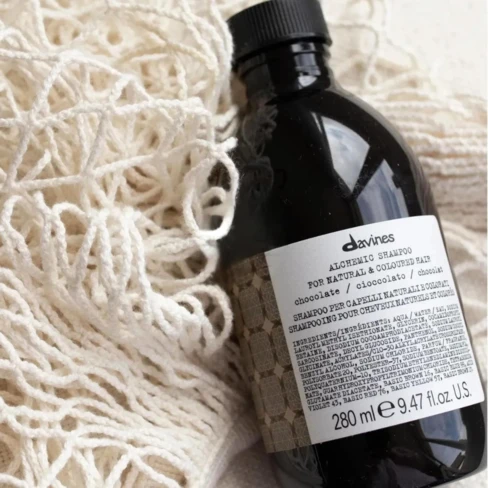 davines alchemic shampoo tobacco Davines Alchemic Chocolate Shampoo for Dark Hair