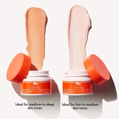 Ginzing Brightening Eye Cream with Vitamin C and Niacinamide