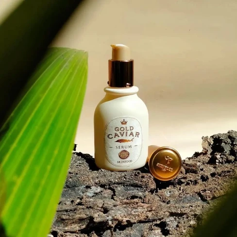 SKINFOOD GOLD CAVIAR 美容液 100ml SkinFood Gold Caviar EX Serum Nourishing and Firming - SweetCare