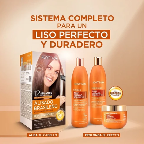 Brazilian Straightening Keratina Kativa Es Buena Kativa Kit