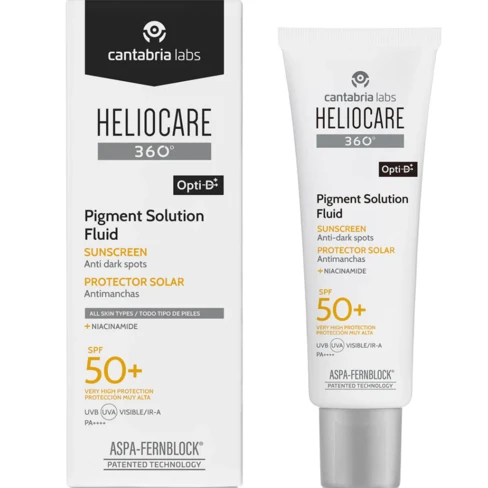Heliocare Pigment Solution Fluid 日焼け止め2本 Heliocare 360º Pigment Solution Fluid SPF50 + - SweetCare