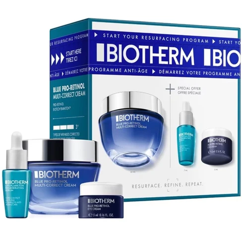 Biotherm - Blue Pro-Retinol 50mLLife Plankton Serum 7mL Blue Pro-Retinol Eye Cream 5mL