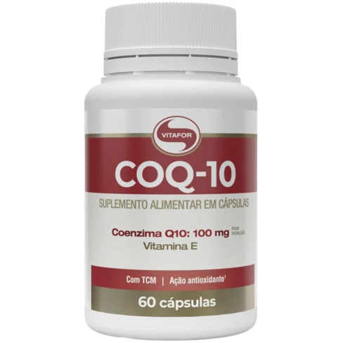 Vitafor COQ-10 Coenzima Q10 Vitamina E Complemento alimenticio Cápsulas ...
