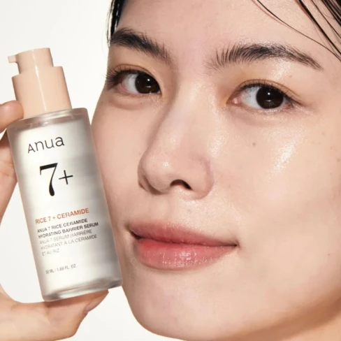 Anua Rice 7 Ceramide Hydrating Barrier Brightening Serum