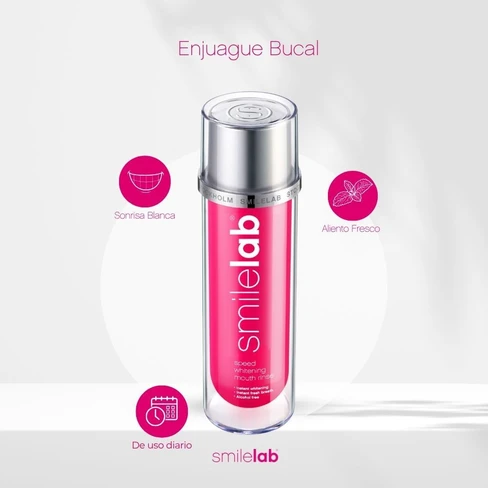SmileLab Flash Speed Whitening Mouth Rinse Purifying Action - SweetCare ...