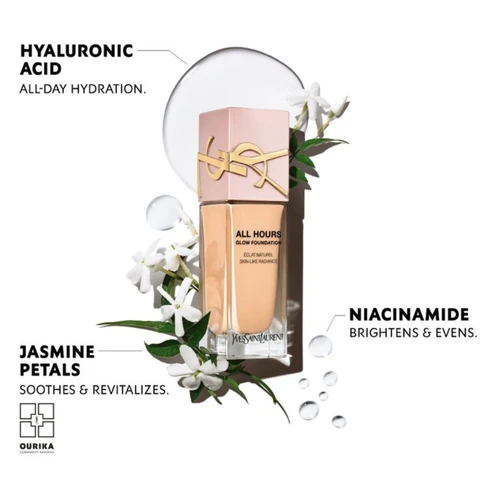 Yves Saint Laurent All Hours Glow Foundation Skin-Like Radiance