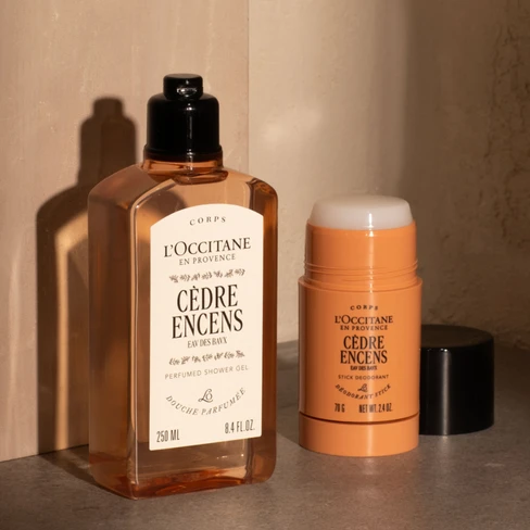 Cèdre Encens (Eau Des Baux) Stick Deodorant Alcohol-Free - L