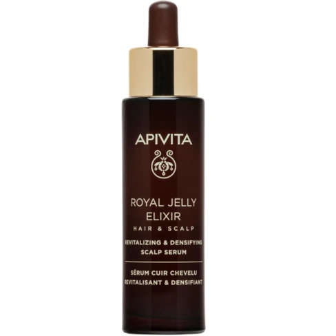 Apivita Royal Jelly Rewitalizujące i zagęszczające serum do skóry głowy