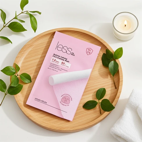 holika holika less on skin redness calming cica dressing mask Less on Skin Redness Calming CICA Dressing Mask - Holika Holika | Buy at  Sweetcare
