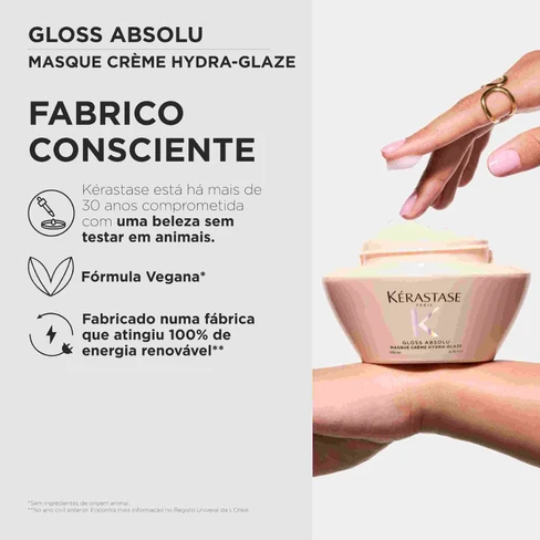Kérastase Gloss Absolu Masque Crème Hydra-Glaze Hair Creamy Mask ...