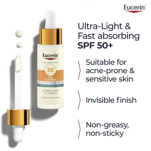 Eucerin Sun Protection Suero UV Sun Oil Control - SweetCare Panama