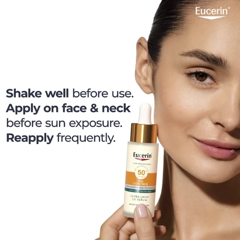 Eucerin Sun Protection Suero UV Sun Oil Control - SweetCare Panama
