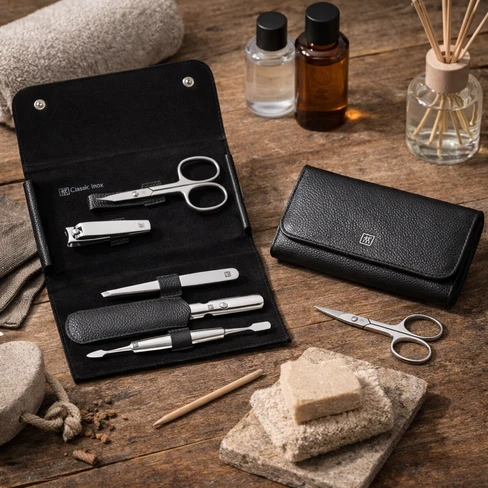 Classic Inox 5 Piece Manicure Case - Zwilling | Buy at Sweetcare