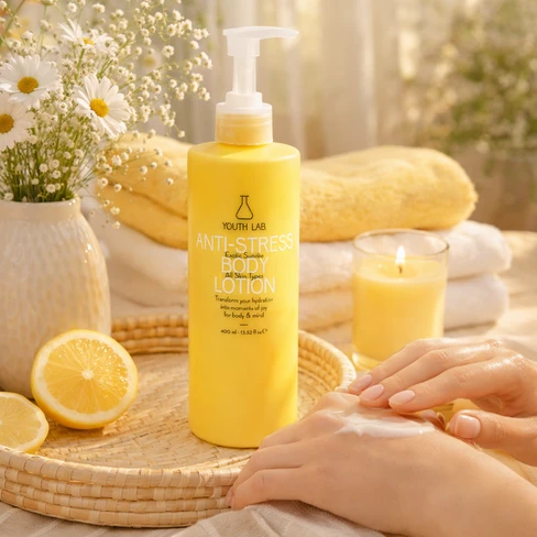 Anti-Stress Body Lotion Exotic Sunrise Pineapple, Lily of the