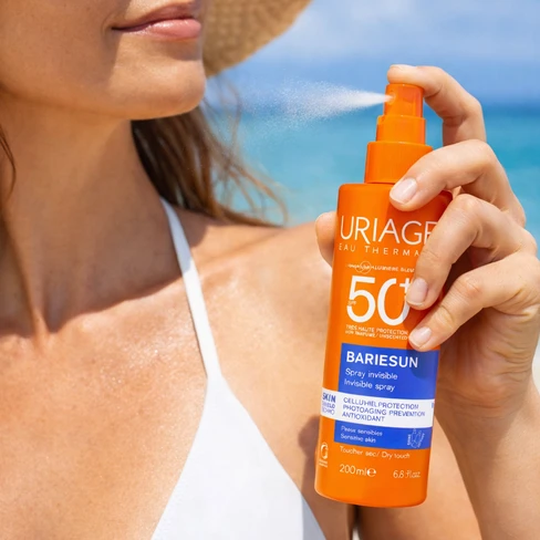 Uriage Bariésun Body Invisible Spray Crème solaire sans parfum FPS 50 ...