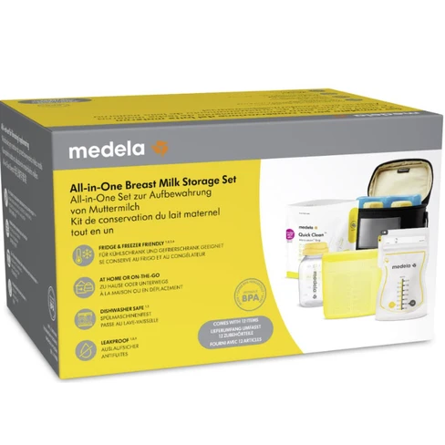 Medela All-In Muttermilch Aufbewahrungsset fr den sicheren Transport von  Muttermilch - SweetCare Germany