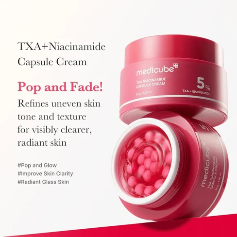 Crema facial TXA Niacinamida en cápsulas - Medicube | Buy at