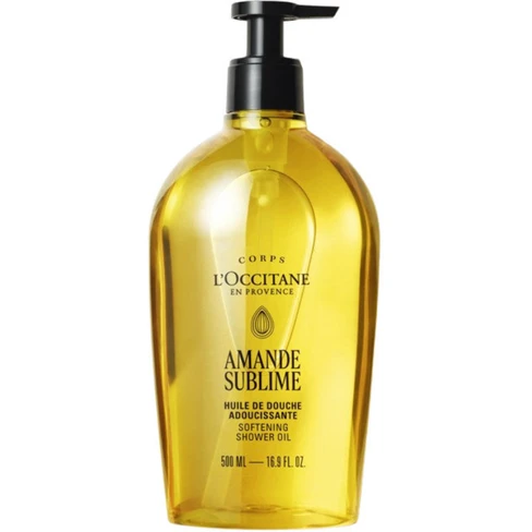 Amande Sublime Shower Oil with Almond Oil Cleansing and Softening