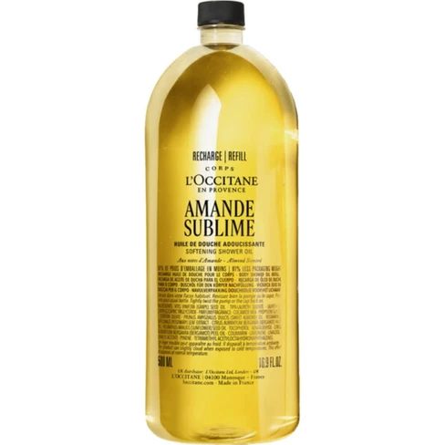 L'Occitane Amande 崇高沐浴油，含Almond 油，清洁并软化肌肤