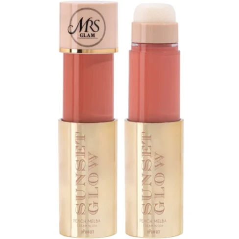 Mrs Glam Sunset Glow Cream Blush with Buildable Coverage