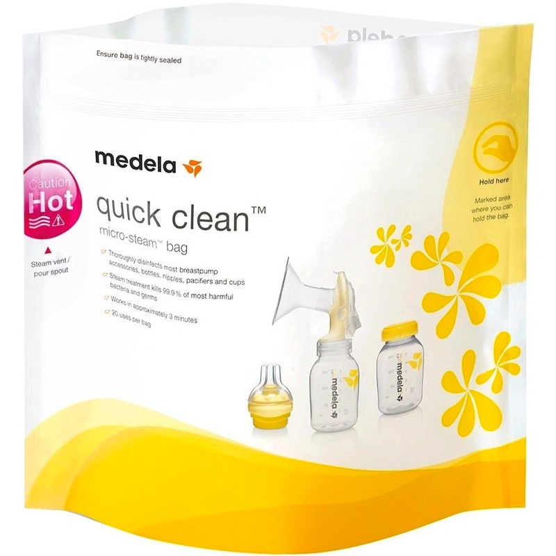 Medela Bolsas de microvapor de limpieza rápida SweetCare
