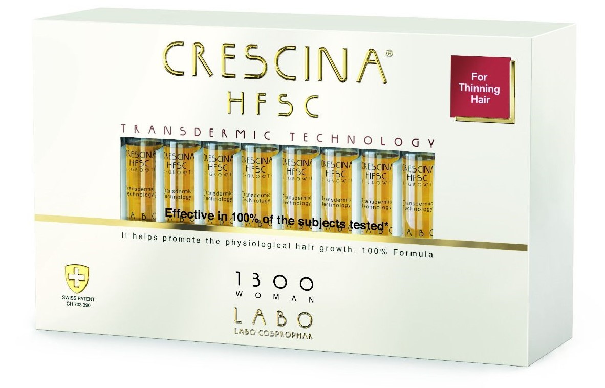 LABO Crescina Transdermic RAPID-INTENSIVE Haarwuchskur 20 Ampullen Für Damen
