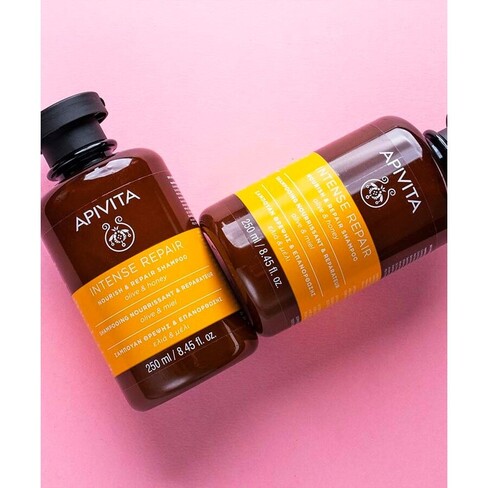 Apivita Nourish & Repair Shampoo – Mit Oliven & Honig, 250 Ml, Pflegend & Reparierend