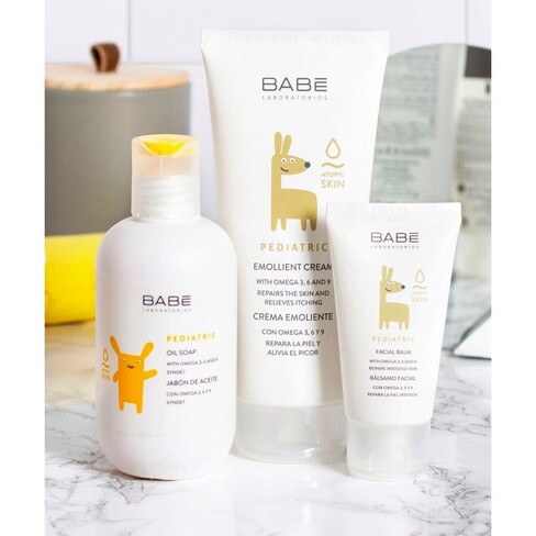 Bé peau de bébé フェイスクリーム Bálsamo facial pediátrico para pieles irritadas y atópicas - Babé