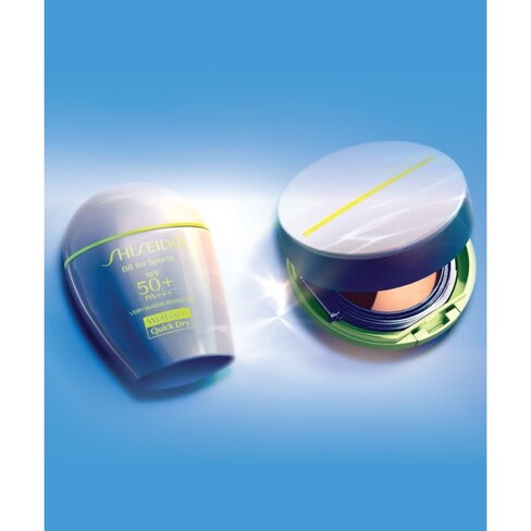 Sports Bb Compact SPF 50 + Wetforce Sun Care with Color - Shiseido
