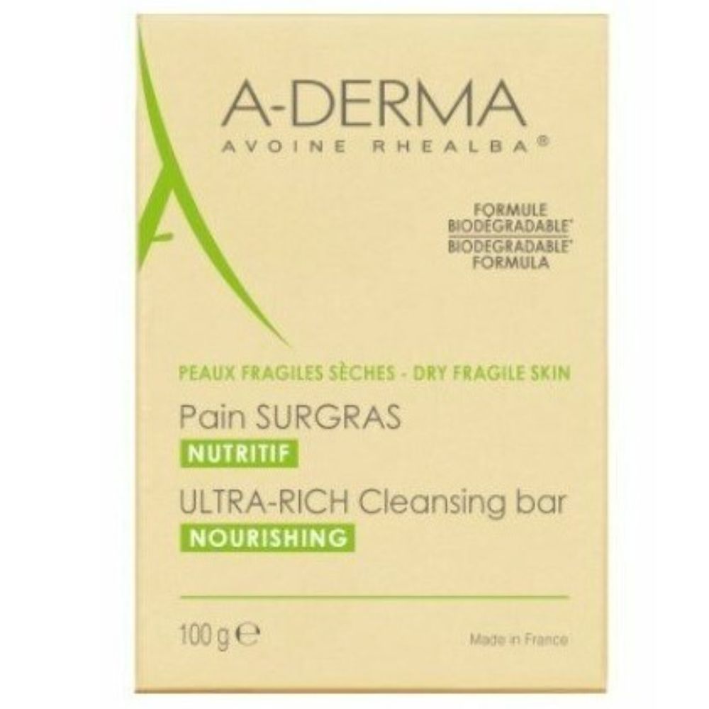 A Derma Aveia Rhealba Ultra-Rich Cleansing Bar for Dry Skin 100g