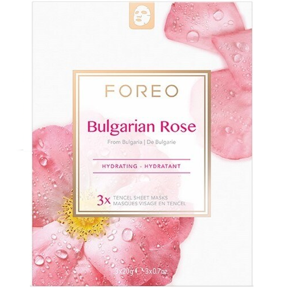 Foreo Sheet Masks Farm to Face Bulgarian Rose 3x20g