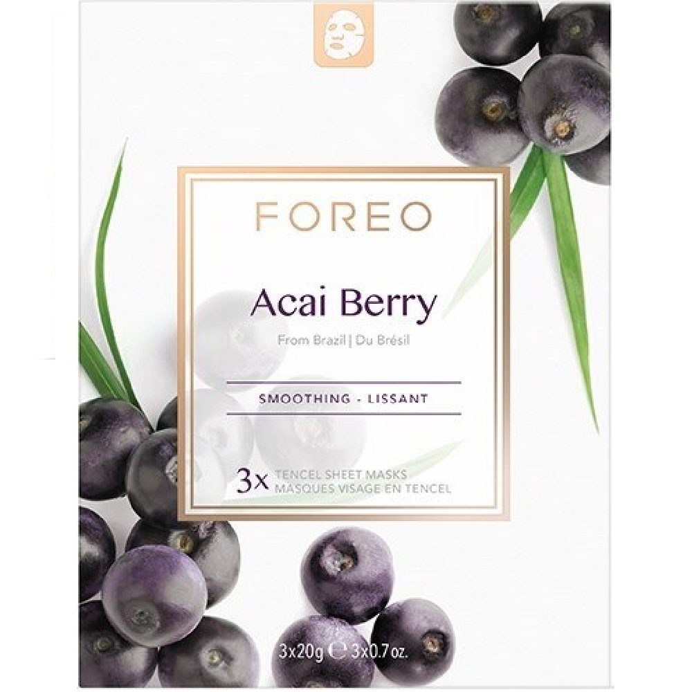 Foreo Sheet Masks Farm to Face Açaí Berry 3x20g