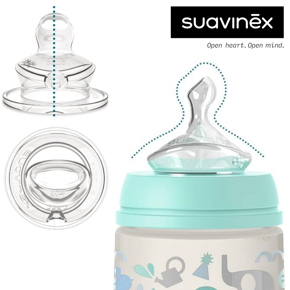 Suavinéx Anatomical Teat in Silicone for Baby Bottle SweetCare Fiji