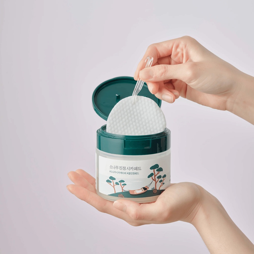 Round Lab Pine Calming CICA Pad - for Sensitive and Acne Prone Skin ...