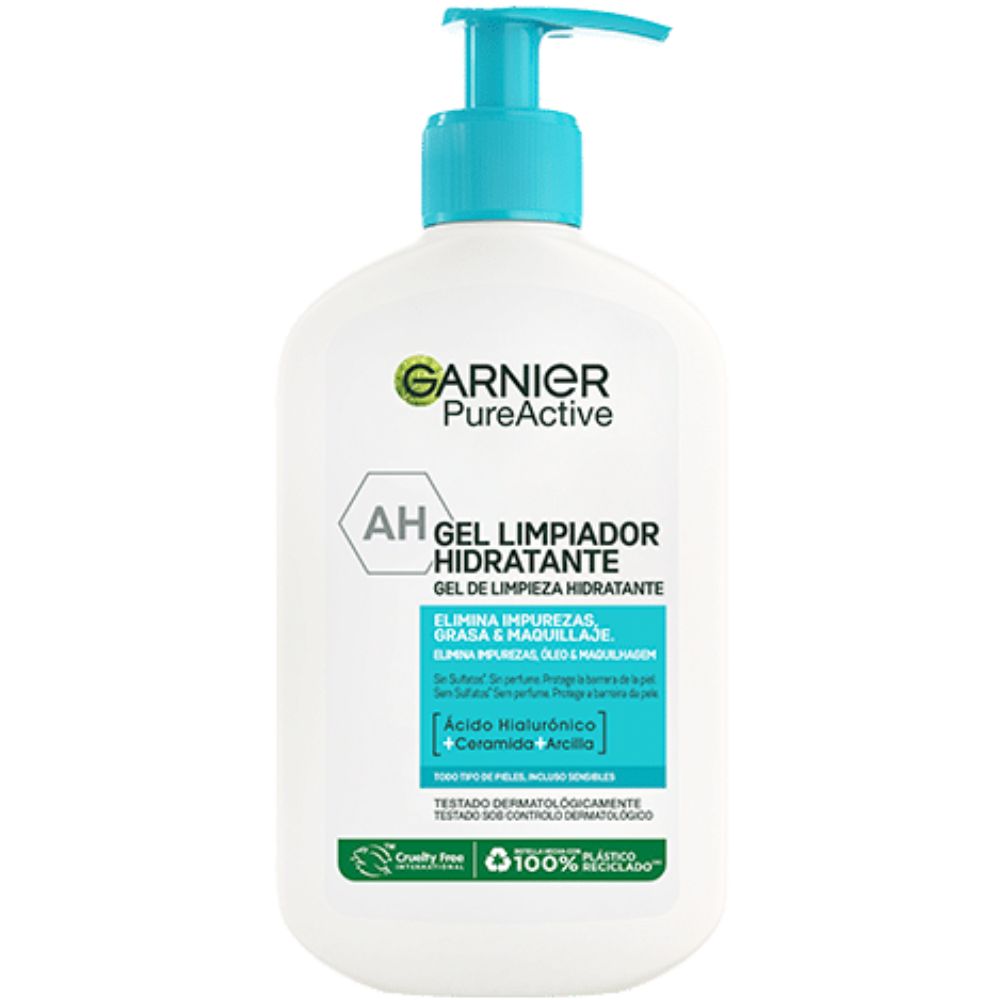 Pure Active Facial Cleansing Gel with Hyaluronic Acid and
