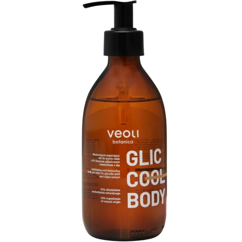 Veoli Botanica Glic Cool Body Exfoliating Wash Gel 280mL