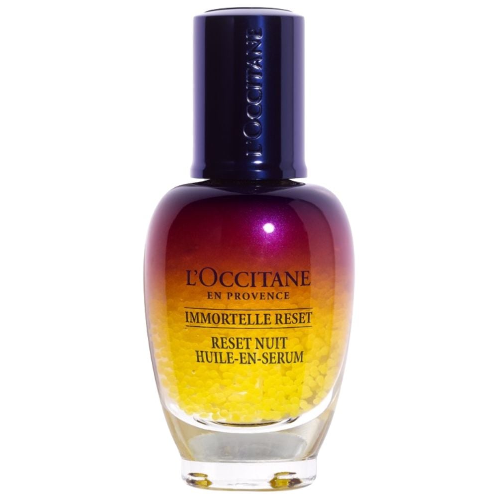 美容液 immortelle over night reset oil 50ml L'Occitane IMMORTELLE RESET Overnight Reset Oil In Serum
