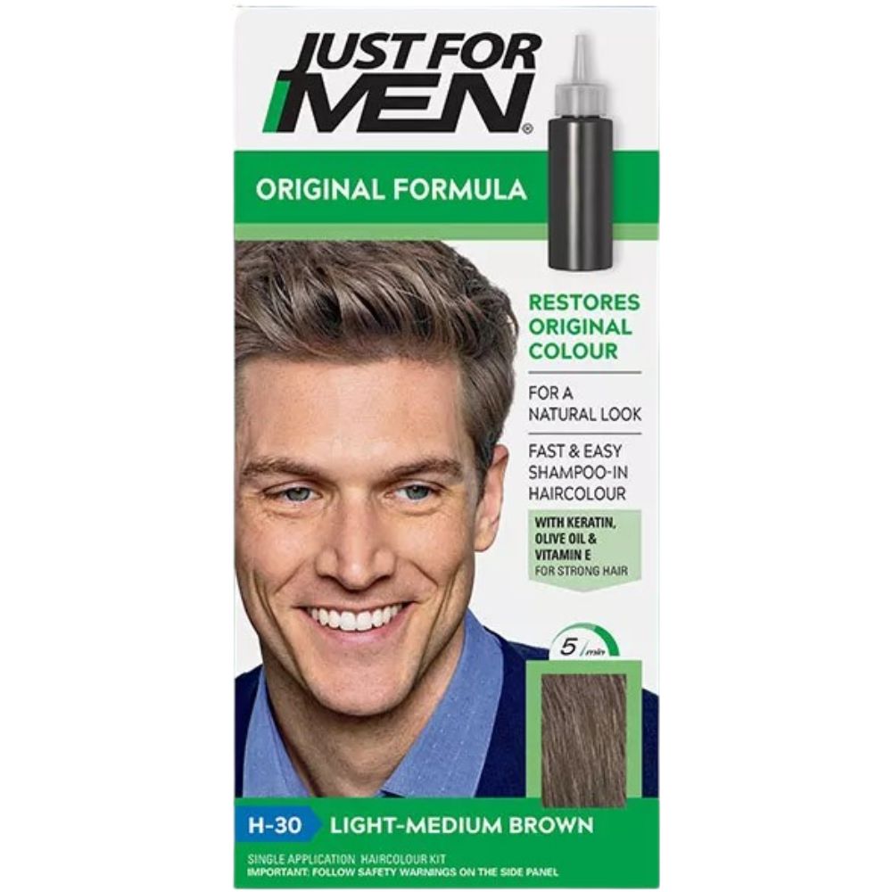 Just for Men Original Formula Shampoo Coloring Restores Natural Color ...