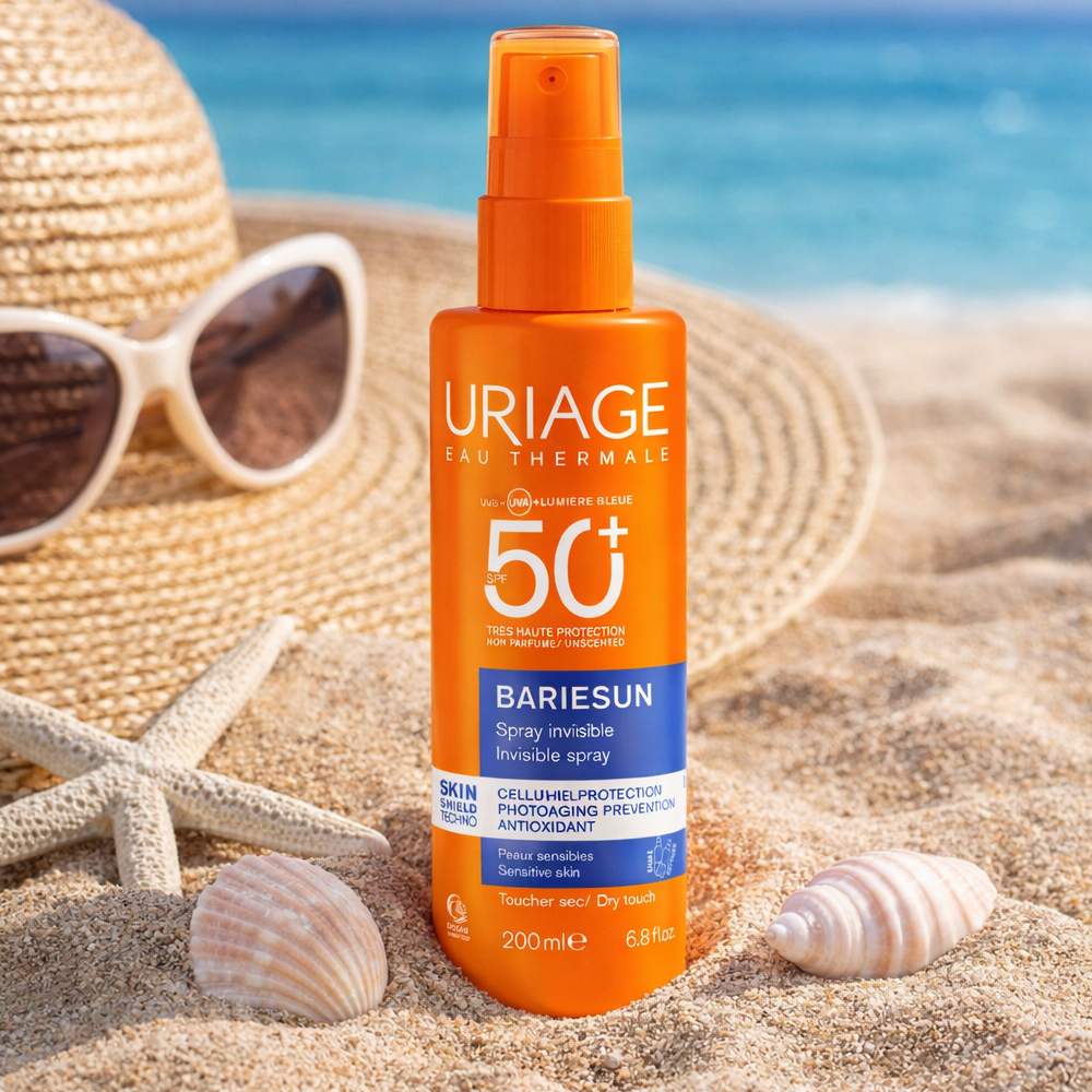 Bariésun Body Invisible Spray Fragance-Free Sunscreen SPF50+ - Uriage ...